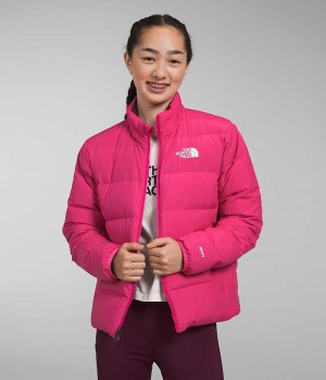 Pink The North Face Reversible North Girls' Puffer Jacket | MALAYSIA BSWYEG