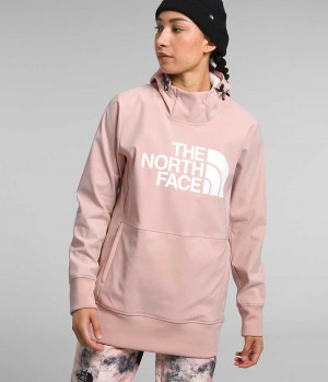 Pink The North Face Tekno Pullover Women's Hoodie | MALAYSIA BZAOYT