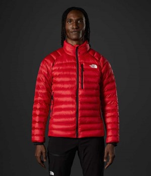 Red The North Face Summit Breithorn Men's Puffer Jacket | MALAYSIA SAMBHL