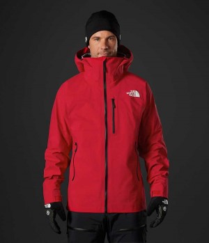 Red The North Face Summit Series Torre Egger FUTURELIGHT™ Men's Rain Jacket | MALAYSIA BTPKGW