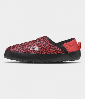 Red The North Face ThermoBall™ Traction V Women's Mules | MALAYSIA OJTPRB