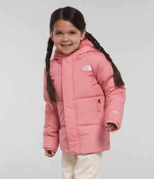 Rose The North Face North Hooded Girls' Puffer Jacket | MALAYSIA WNUVCZ