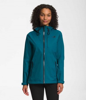 Turquoise The North Face Alta Vista Women's Rain Jacket | MALAYSIA SGQHBM