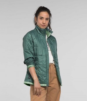 Turquoise The North Face Circaloft Women's Puffer Jacket | MALAYSIA GKNSPA