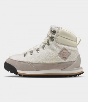 White The North Face Back-To-Berkeley IV High Pile Women's Winter Boots | MALAYSIA UCFKOP