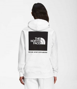 White The North Face Box NSE Pullover Women's Hoodie | MALAYSIA YBCKNS