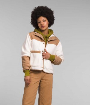 White The North Face Cragmont Women's Fleece Jacket | MALAYSIA UMAOFT