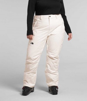 White The North Face Plus Freedom Women's Insulated Pants | MALAYSIA OPXCWD