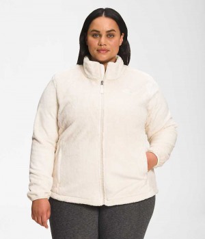 White The North Face Plus Osito Women's Fleece Jacket | MALAYSIA KYBWLM