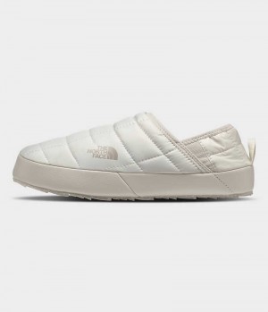 White The North Face ThermoBall™ Traction V Women's Mules | MALAYSIA TVPYBQ