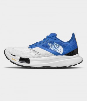 White / Blue The North Face Summit Series VECTIV Sky Men's Trail Running Shoes | MALAYSIA RFYGCQ