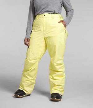 Yellow The North Face Plus Freedom Women's Insulated Pants | MALAYSIA CSBOVU