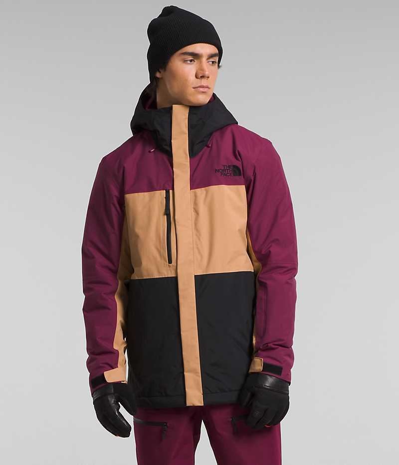 Beige / Fuchsia The North Face Freedom Men\'s Insulated Jacket | MALAYSIA VTEHRS