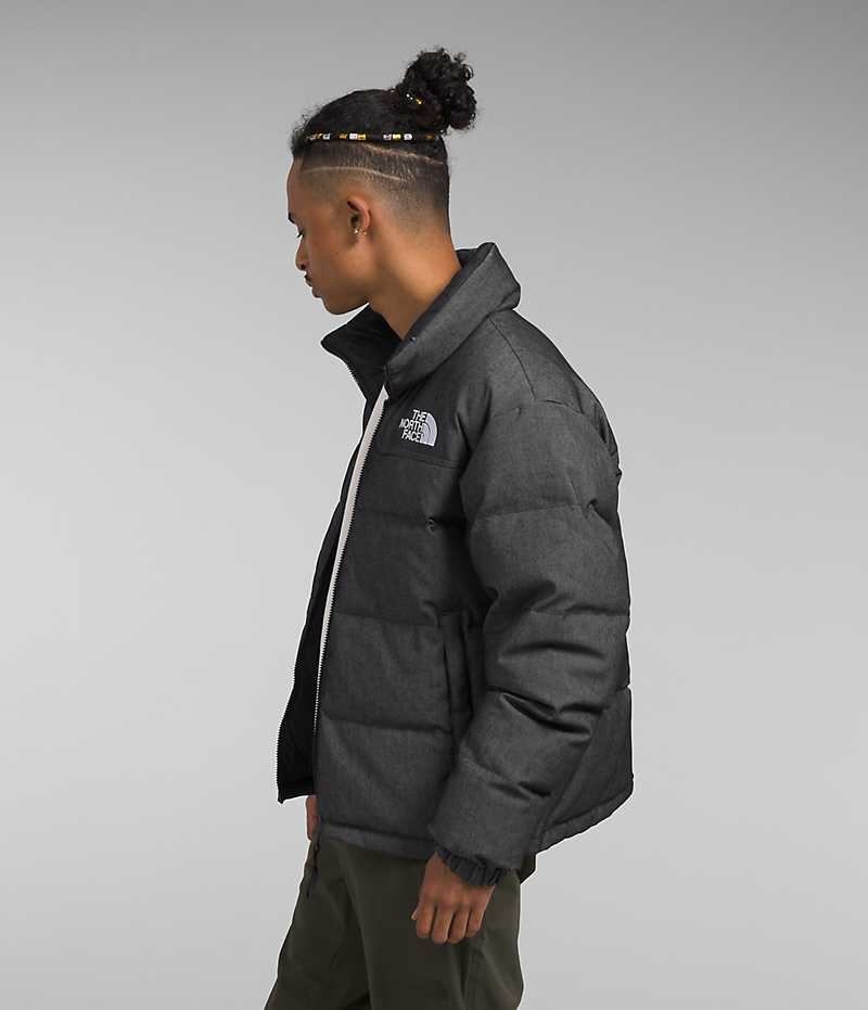 Black The North Face ’92 Reversible Nuptse Men's Puffer Jacket | MALAYSIA LDIOPF