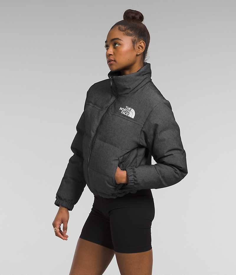 Black The North Face ’92 Reversible Nuptse Women's Puffer Jacket | MALAYSIA MOIBTA