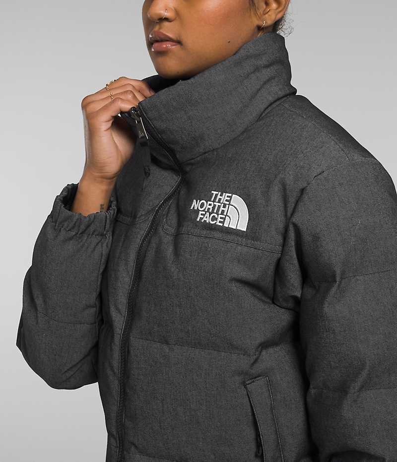 Black The North Face ’92 Reversible Nuptse Women's Puffer Jacket | MALAYSIA MOIBTA