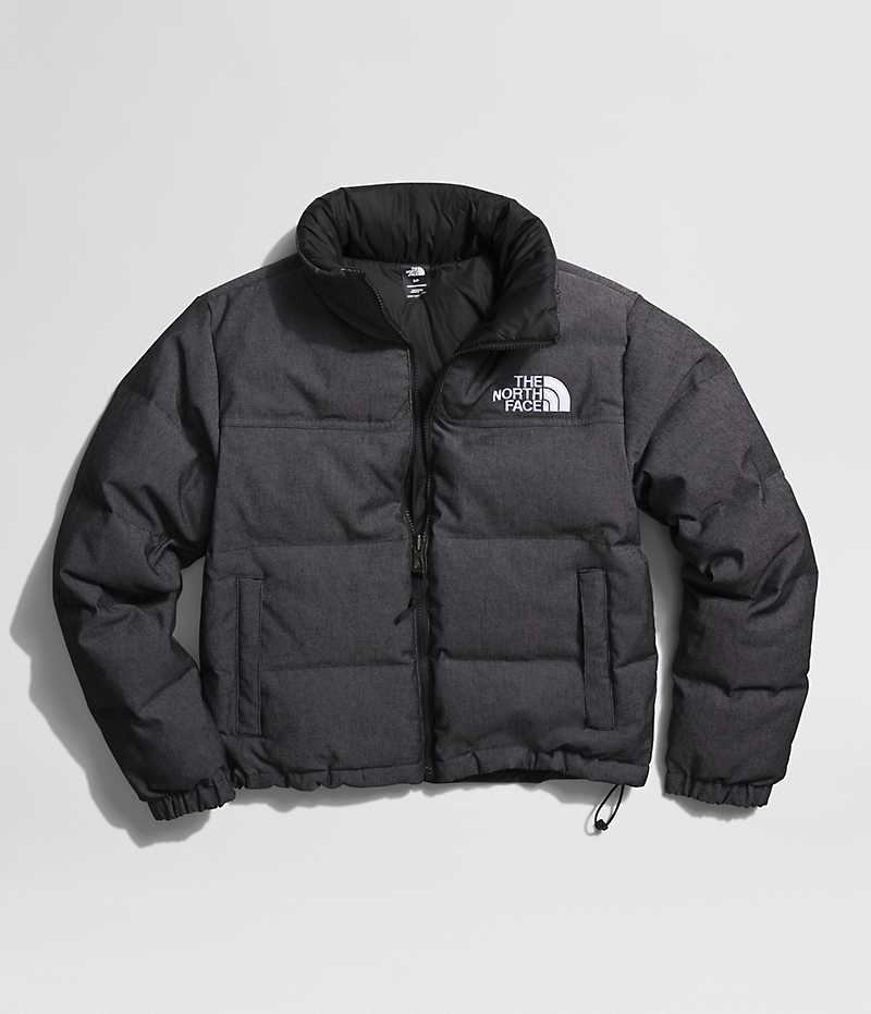 Black The North Face ’92 Reversible Nuptse Women's Puffer Jacket | MALAYSIA MOIBTA