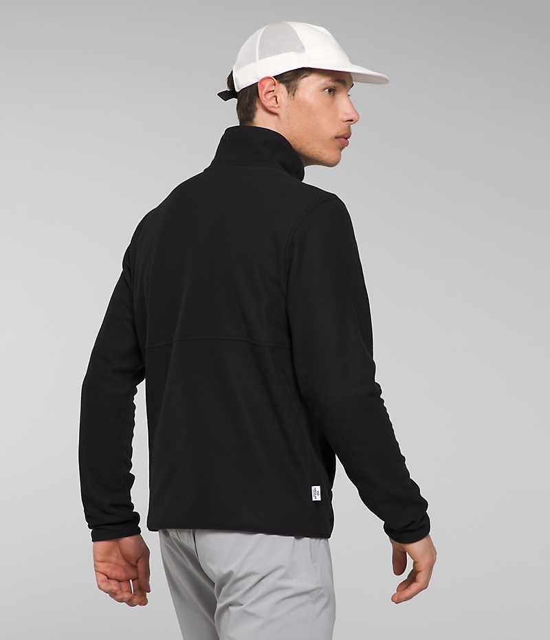 Black The North Face Alpine Polartec® 100 Men's Fleece Jacket | MALAYSIA ZLTNHE