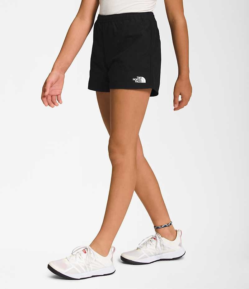 Black The North Face Amphibious Class V Girls' Shorts | MALAYSIA BNJXFC