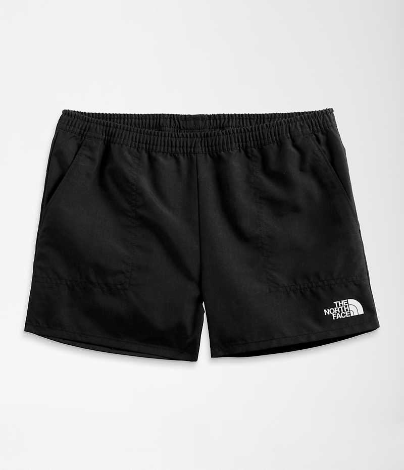 Black The North Face Amphibious Class V Girls' Shorts | MALAYSIA BNJXFC