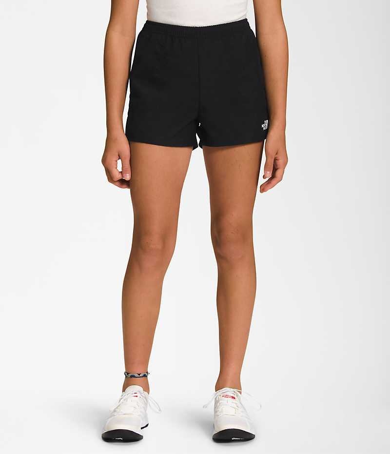 Black The North Face Amphibious Class V Girls\' Shorts | MALAYSIA BNJXFC