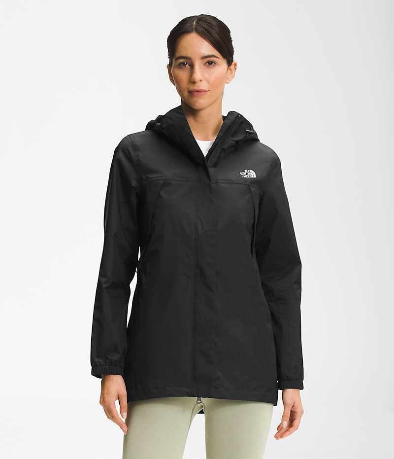 Black The North Face Antora Women\'s Coat | MALAYSIA BCDMXI