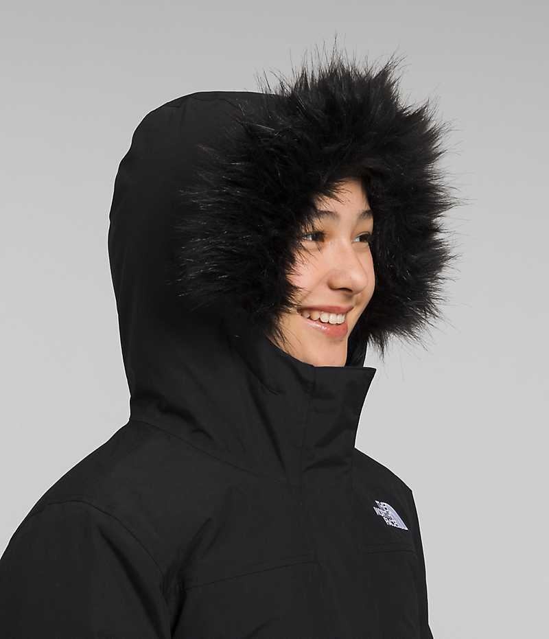 Black The North Face Arctic Girls' Coat | MALAYSIA AUTCWS