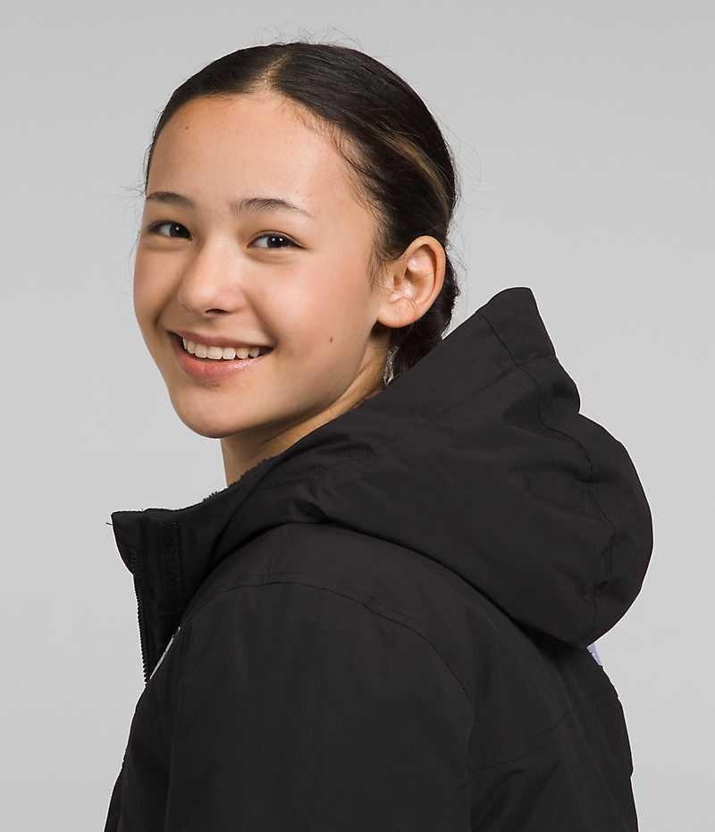 Black The North Face Arctic Girls' Coat | MALAYSIA AUTCWS