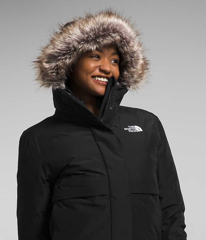 Black The North Face Arctic Women's Bomber Jacket | MALAYSIA EPJACS