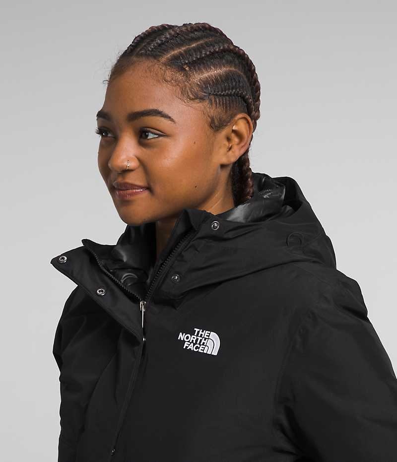 Black The North Face Arctic Women's Bomber Jacket | MALAYSIA EPJACS