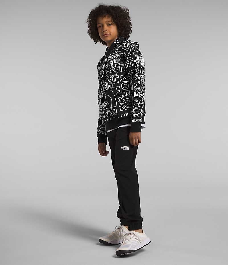 Black The North Face Camp Fleece Pullover Boys' Hoodie | MALAYSIA JUFSPB