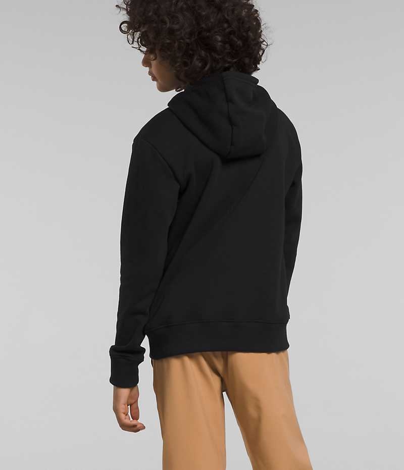 Black The North Face Camp Fleece Pullover Boys' Hoodie | MALAYSIA FJIBNK