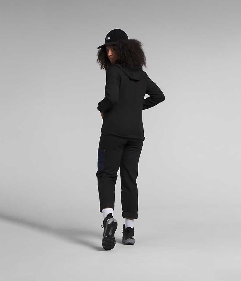 Black The North Face Canyonlands High Altitude Hoodie Women's Fleece Jacket | MALAYSIA QKFDMX