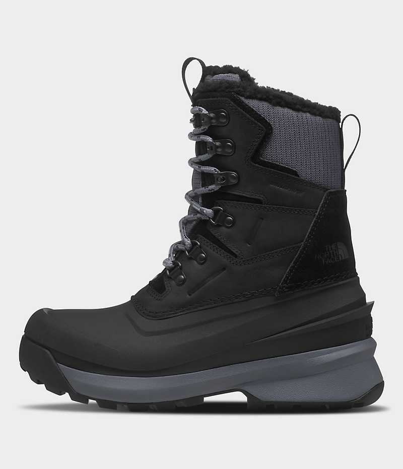 Black The North Face Chilkat V 400 Waterproof Women\'s Winter Boots | MALAYSIA PCXNTL