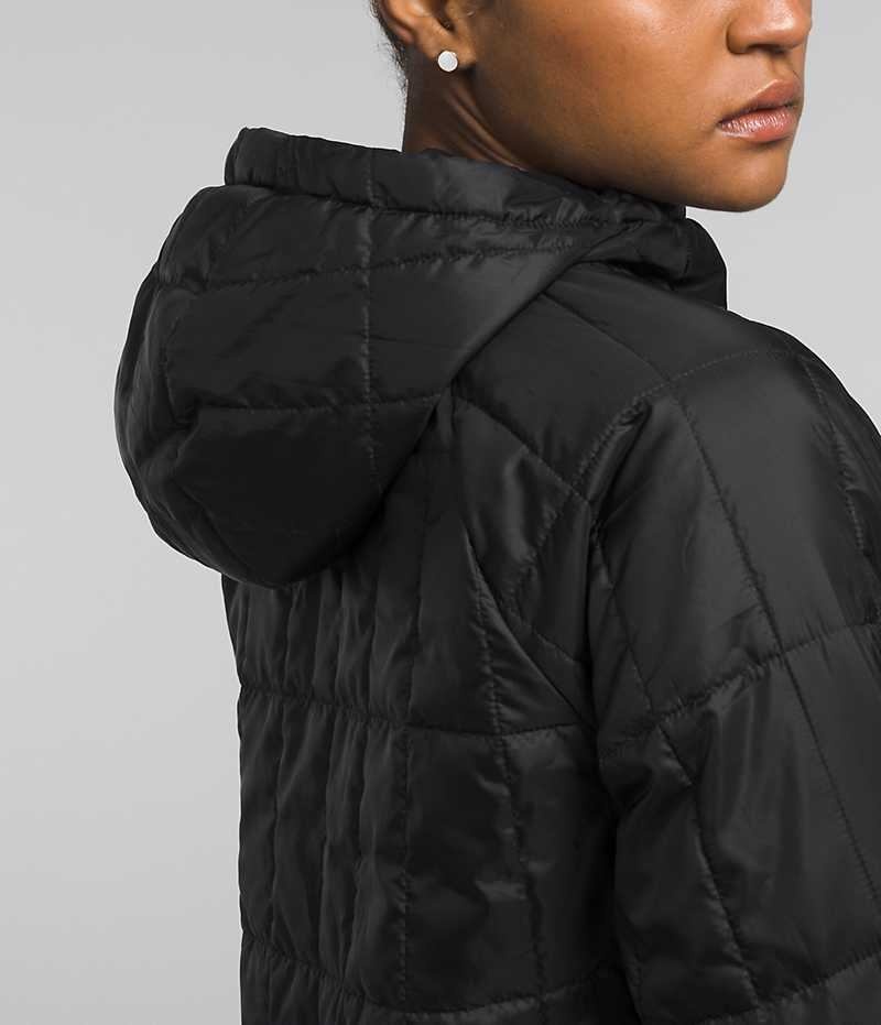 Black The North Face Circaloft Hoodie Women's Puffer Jacket | MALAYSIA FKUZTY