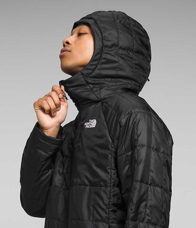 Black The North Face Circaloft ¼-Zip Pullover Men's Puffer Jacket | MALAYSIA YRCQJT