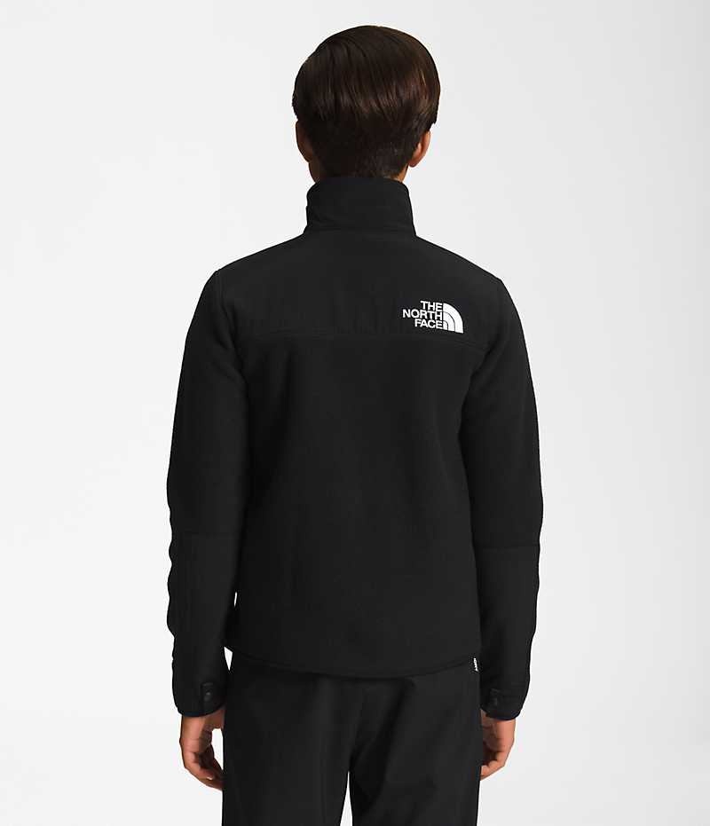 Black The North Face Denali Boys' Fleece Jacket | MALAYSIA LZTDQN