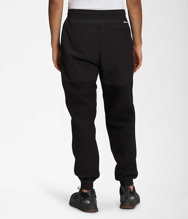 Black The North Face Denali Men's Fleece Pants | MALAYSIA RFJOUX