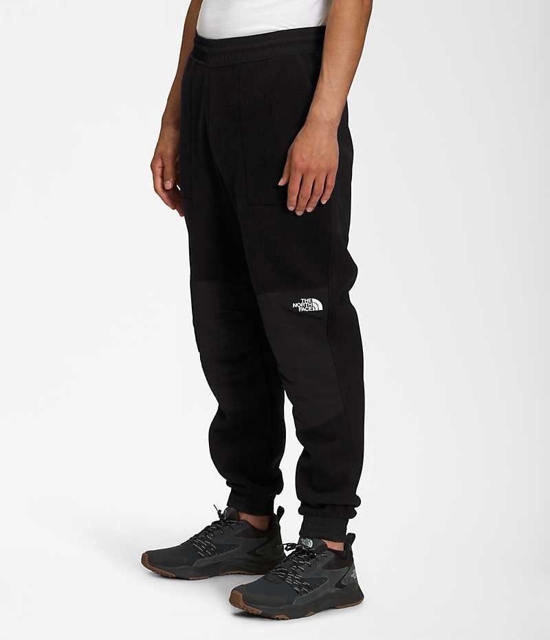 Black The North Face Denali Men's Fleece Pants | MALAYSIA RFJOUX