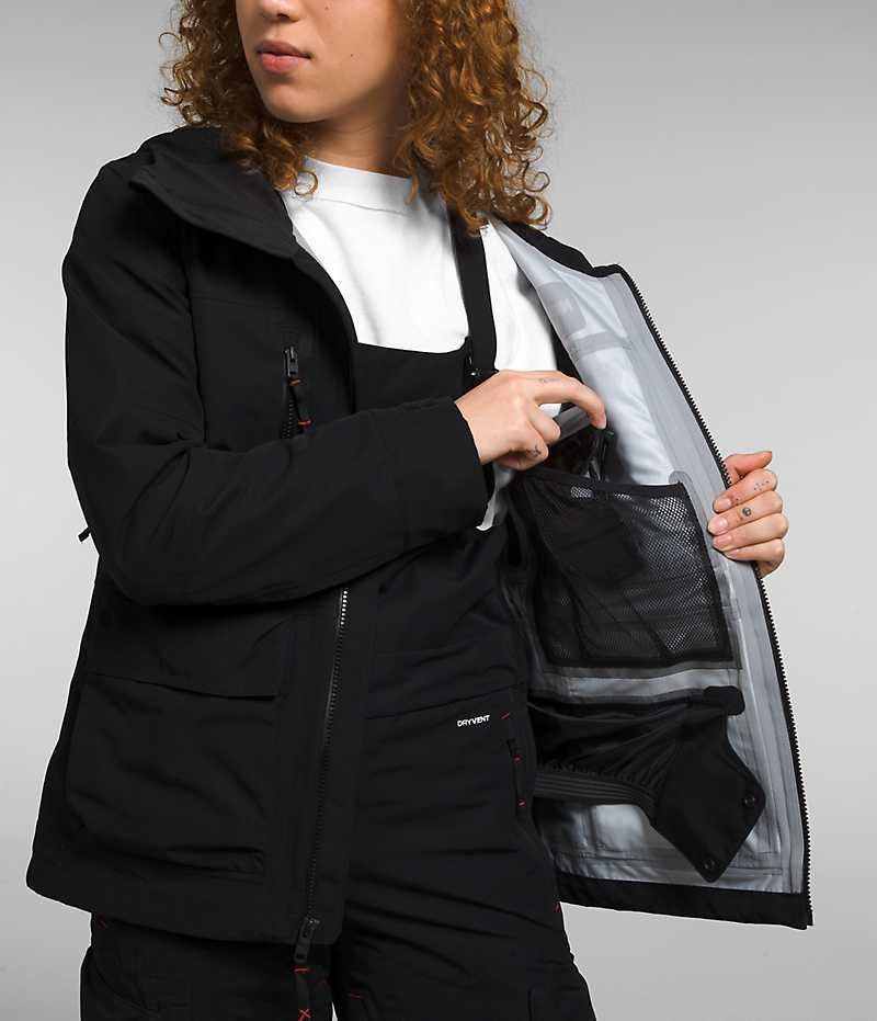 Black The North Face Dragline Women's Insulated Jacket | MALAYSIA PTGRUC