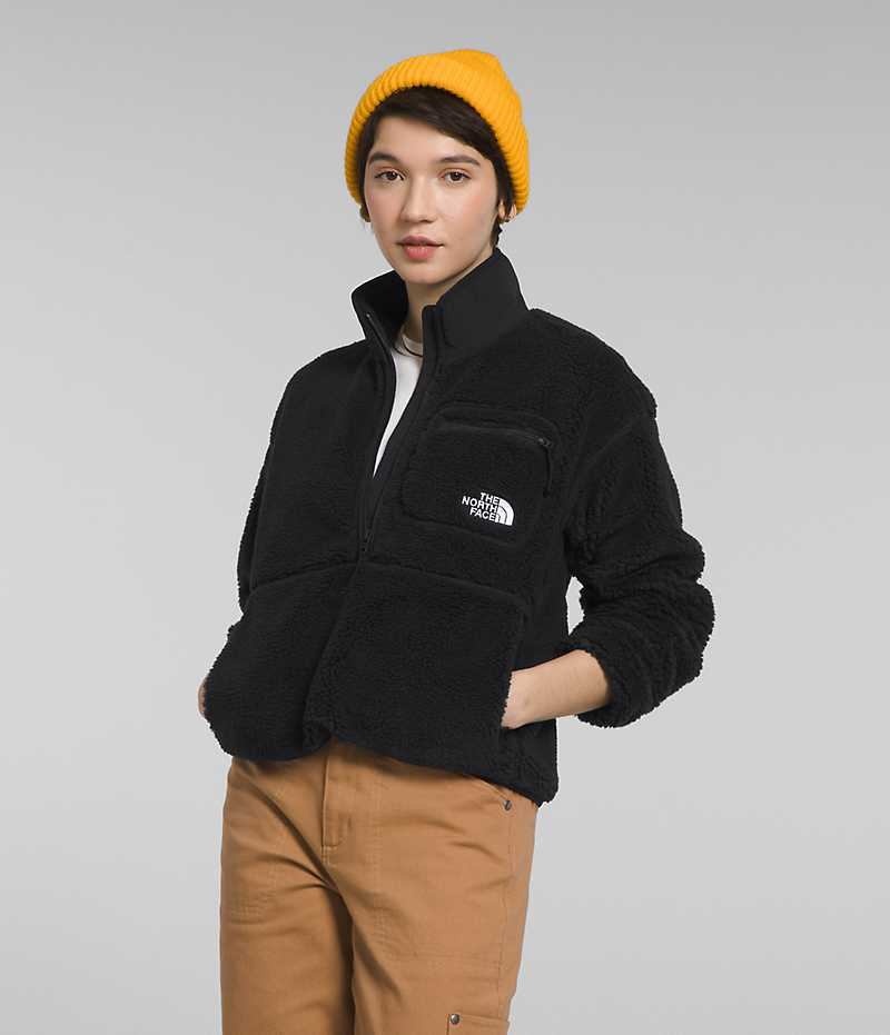 Black The North Face Extreme Pile Women\'s Pullover | MALAYSIA JZBFST