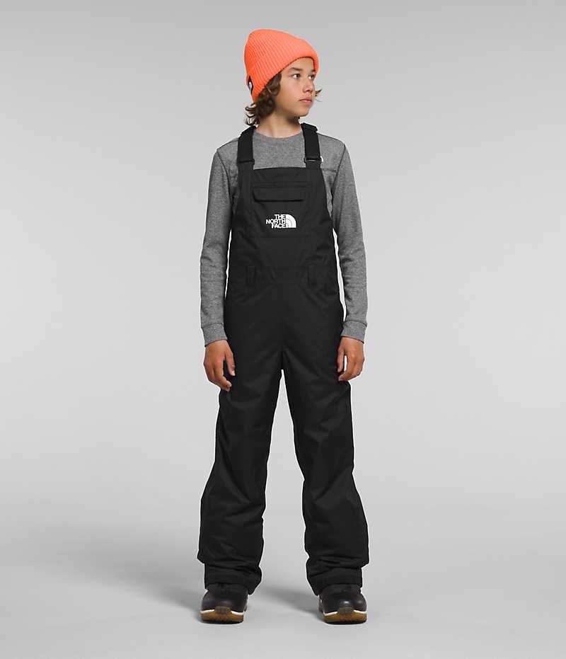 Black The North Face Freedom Insulated Boys\' Bib Pants | MALAYSIA AYMTUL