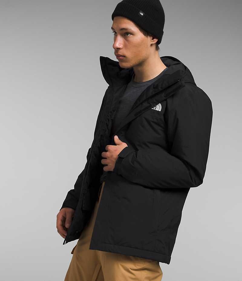 Black The North Face Freedom Men's Insulated Jacket | MALAYSIA ZOSAPK