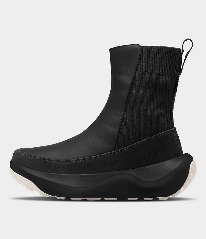 Black The North Face Halseigh Knit Women\'s Winter Boots | MALAYSIA XMLPIW