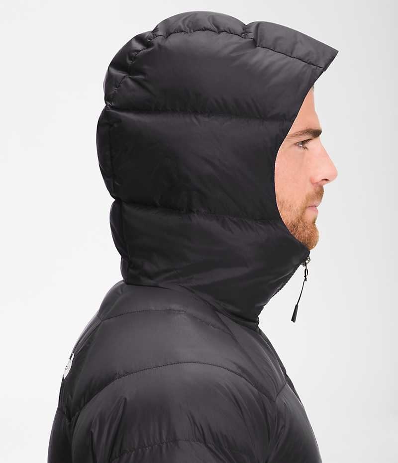 Black The North Face Hydrenalite™ Hoodie Men's Puffer Jacket | MALAYSIA VCIDGE