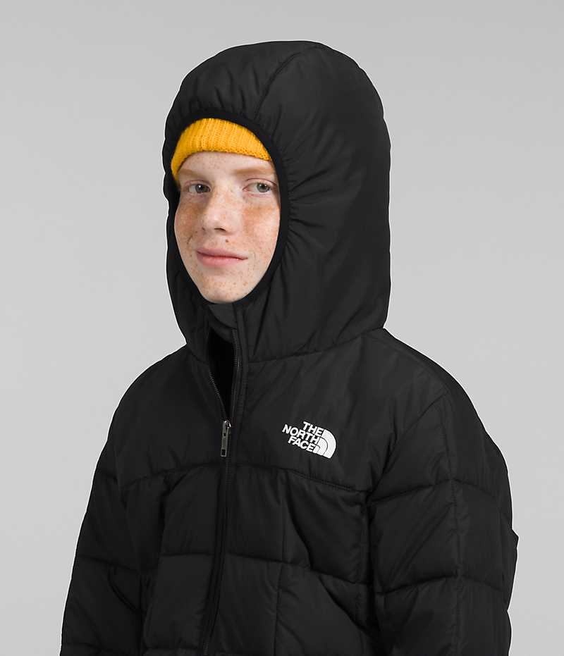 Black The North Face Lhotse Boys' Puffer Jacket | MALAYSIA EYPCHU