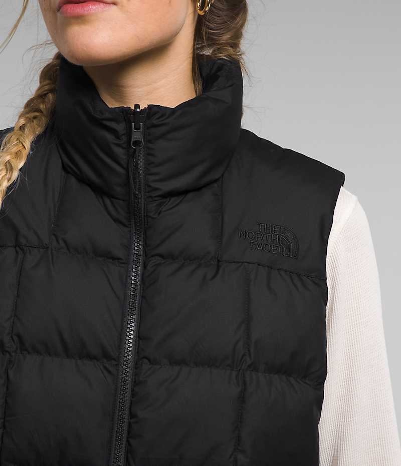 Black The North Face Lhotse Reversible Women's Vest | MALAYSIA CAFEHZ