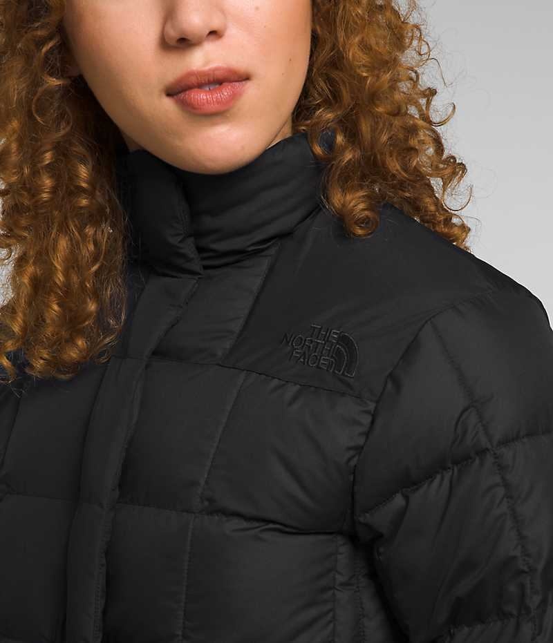 Black The North Face Lhotse Reversible Women's Puffer Jacket | MALAYSIA PLHEXU