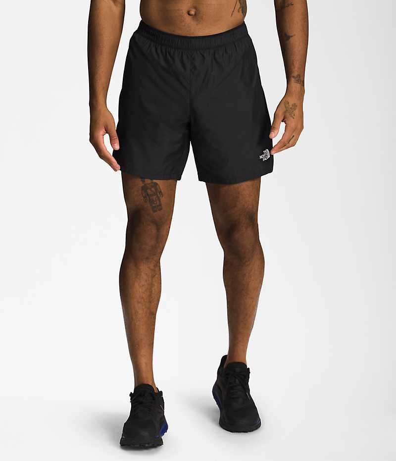 Black The North Face Limitless Run Men\'s Shorts | MALAYSIA QSYUAV