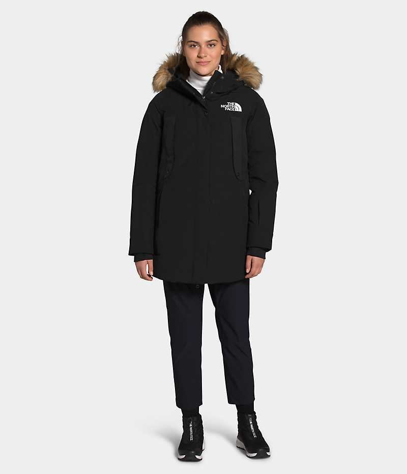 Black The North Face New Outerboroughs Women\'s Coat | MALAYSIA JUBEXF